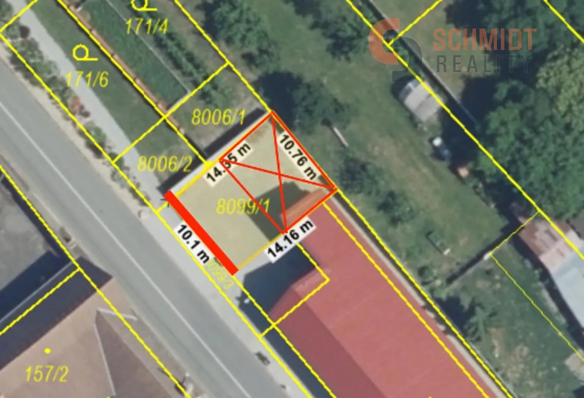 Pronájem komerčního pozemku 149 m²
